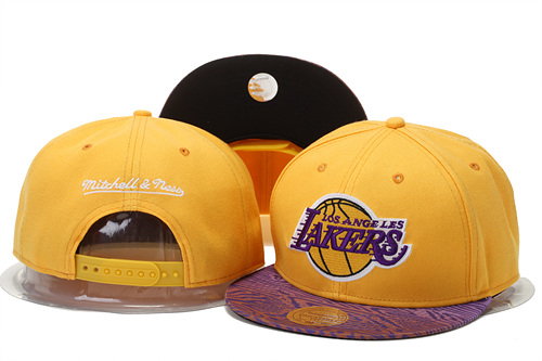 NBA Los Angeles Lakers MN Snapback Hat #81